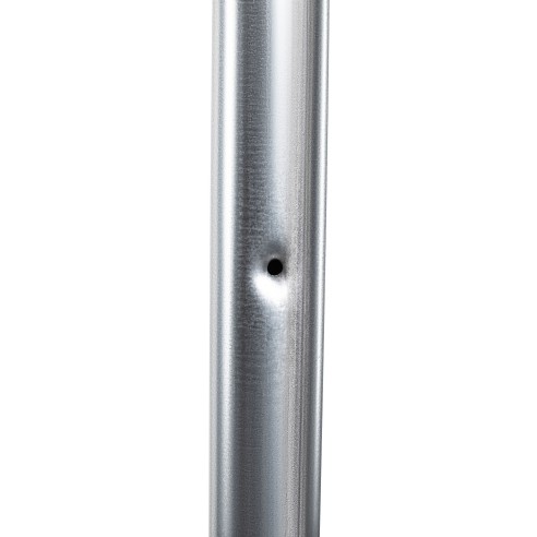 Poste galvanizado para mallas de simple torsión