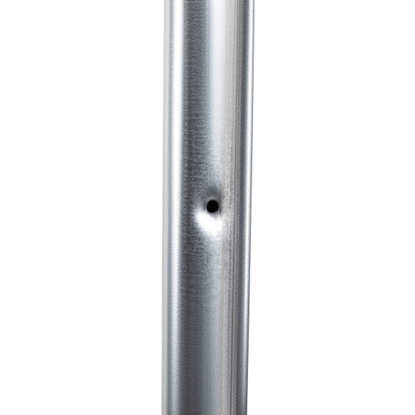 Poste galvanizado para mallas de simple torsión