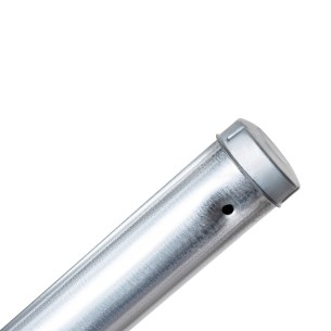 Poste galvanizado para mallas de simple torsión