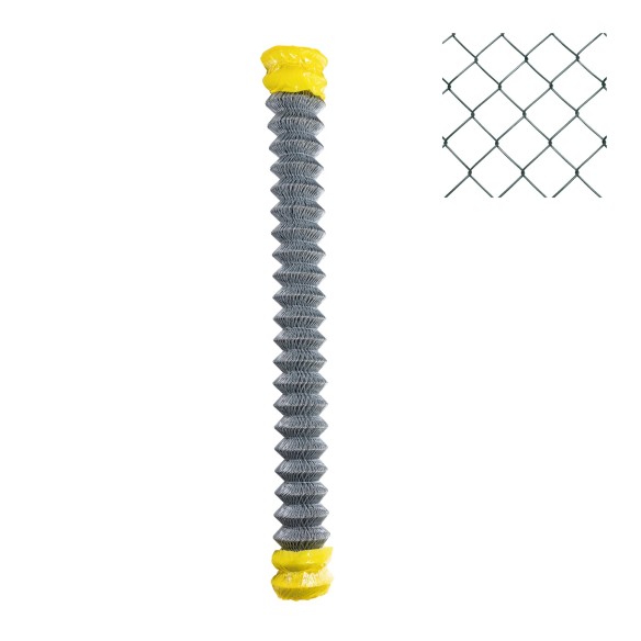 Malha Simples de Torção Galvanizada Rolo de 25 metros