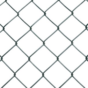 Malla Simple Torsión Plastificada Verde Rollo de 25 Metros