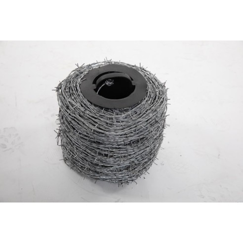 Alambre de espino galvanizado. Rollo 250 m.